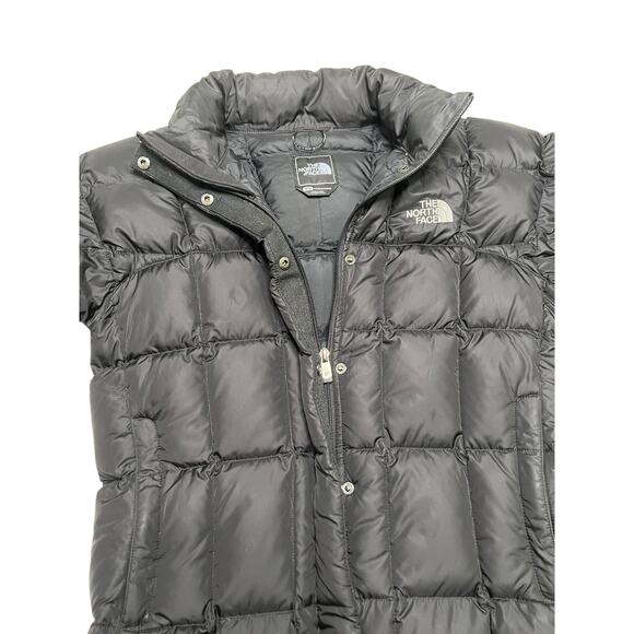 The North Face Women’s Long Black Down 600 Fill Puffer Jacket / Winter Coat - M - Picture 4 of 9